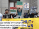 Immigrant rights advocates call on Philadelphia officials to strengthen the city’s sanctuary policies at a rally on Dec. 10, 2024. Manuel Vasquez/Juntos, CC BY-NC-SA